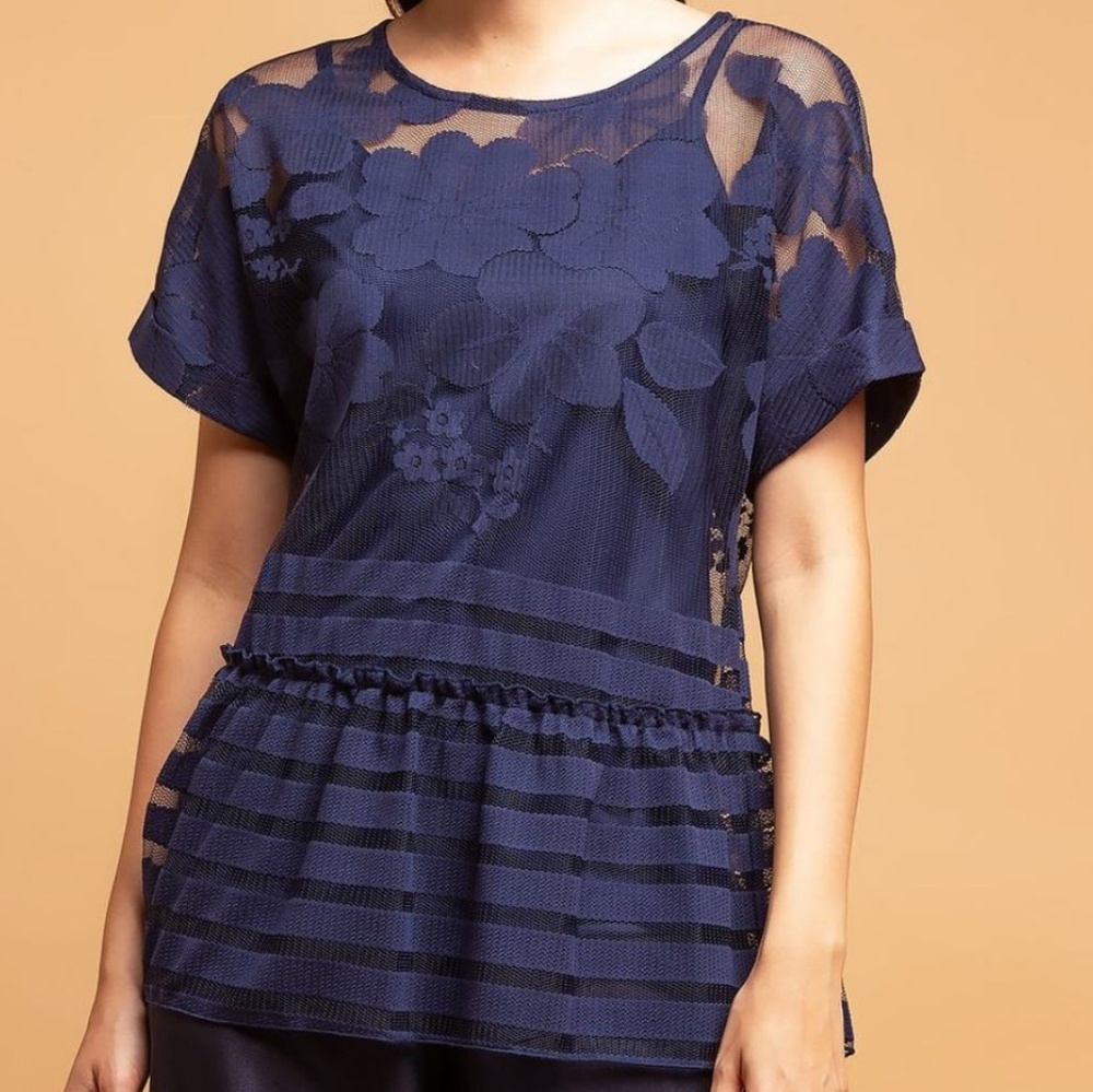 Eva Franco Peplum Top